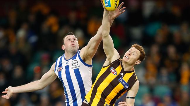 North and Hawthorn’s Tassie fixtures are set to be moved. Picture: Getty Images