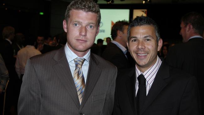 Ufuk Talay and Steve Corica at the Sydney FC in 2006