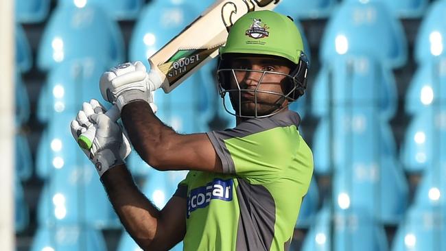 Pakistan’s Fakhar Zaman is among 10 Pakistan players due to tour England in August to have tested positive for coronavirus. Picture: Arif Ali/AFP