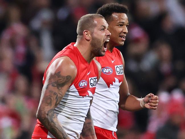 Franklin was instrumental in the victory. (Photo by Matt King/AFL Photos/via Getty Images)