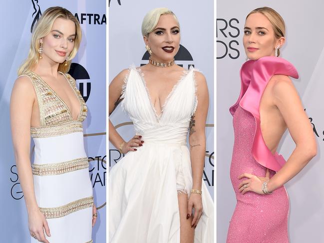 Margot Robbie and Lady Gaga stun at the SAG Awards