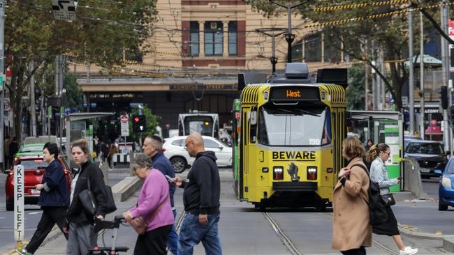 MELBOURNE, AUSTRALIA - NCA NewsWire Photos MAY 11, 2024 :  Generic images around the Melbourne CBD. Elizabeth St. Picture: NCA NewsWire / Ian Currie