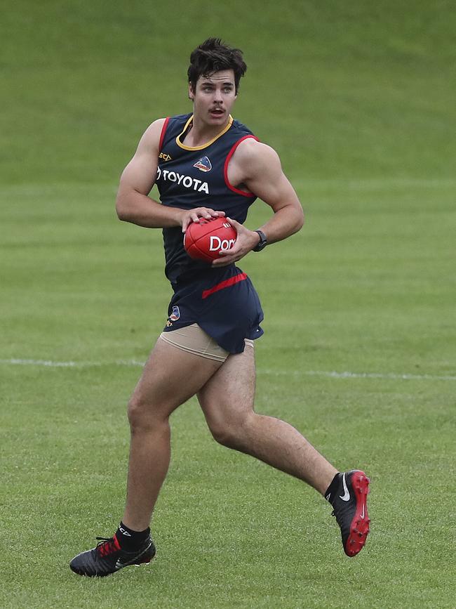 Darcy Fogarty at preseason training. Picture: Sarah Reed