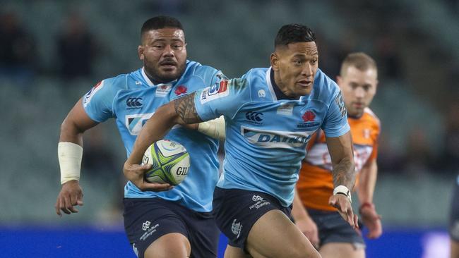 Waratahs will resist switching Israel Folau to the wing. Picture: AAP