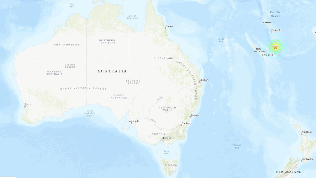 The islands are about 3000km from Australia. Picture: United States Geological Survey.