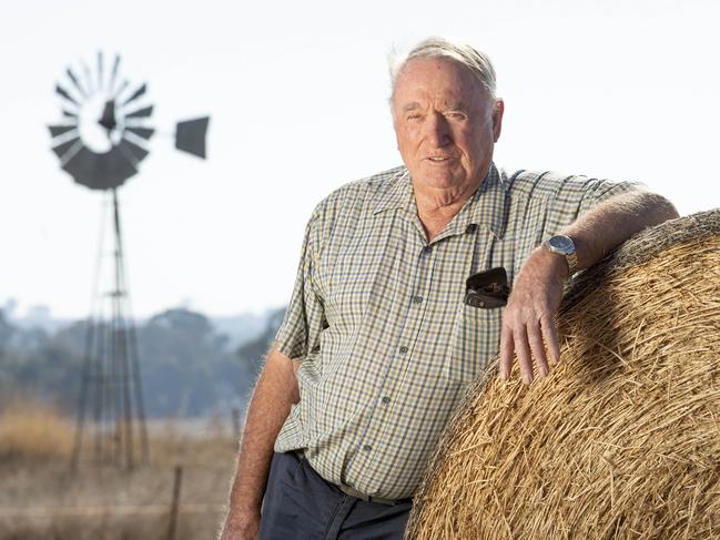 NEWS: Dry Conditions Robert ReidPICTURED: Robert Reid on his farm near Howlong.Picture: Zoe Phillips