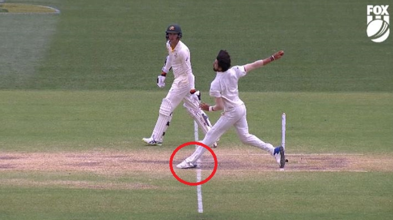 Ishant Sharma has been overstepping the line.