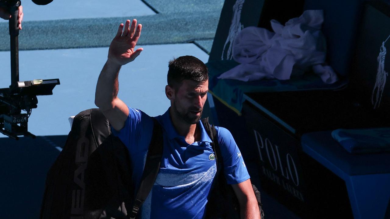 Hopefully it’s not the last time we see Novak Djokovic. Photo by DAVID GRAY / AFP