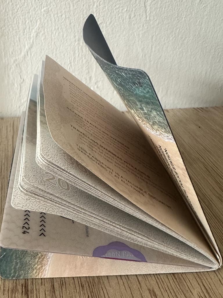 Aussies have complained the corners of the cover curl up – this one has only been used once. Picture: Kids News/Diana Jenkins