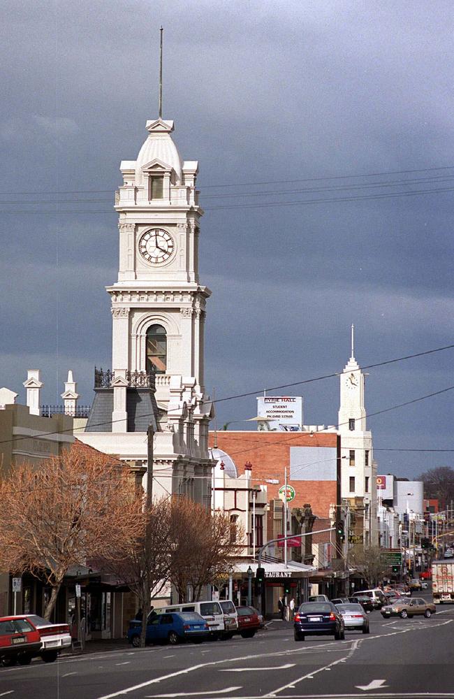 Geelong’s Ryrie St in 2000.