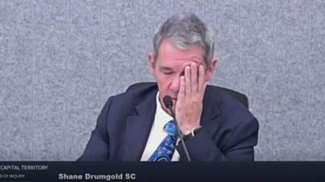 Drumgold SC under questioning at the Board of Inquiry in May.