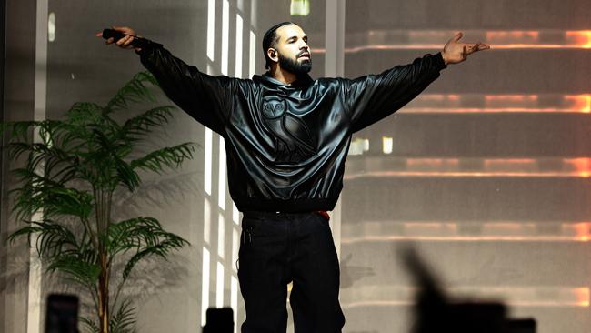 Drake performs on stage during Drake Live From The Apollo Theater on January 22, 2023. Picture: Dimitrios Kambouris/Getty Images