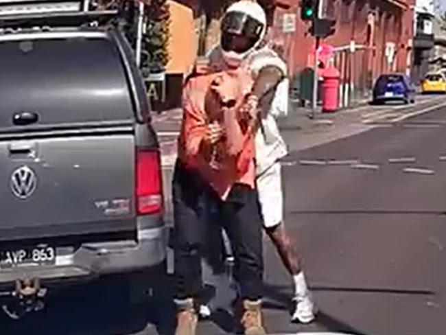 The incident happened on Bay St in Port Melbourne. Picture: Supplied