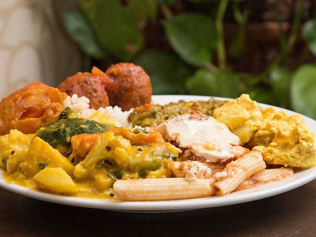 Govindas at Surfers Paradise offers a healthy buffet alternative with every option plant-based.