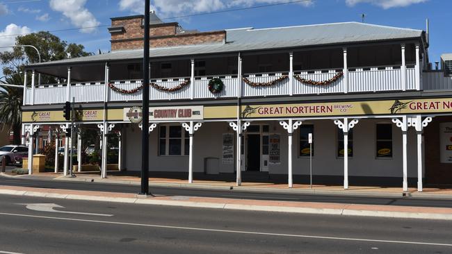 The Country Club Hotel in Dalby, 2020. Picture: Sam Turner