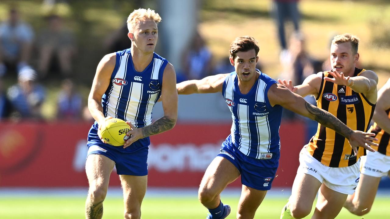 Former Magpie Jaidyn Stephenson will play for North Melbourne in Round 1. Picture: Quinn Rooney/Getty Images