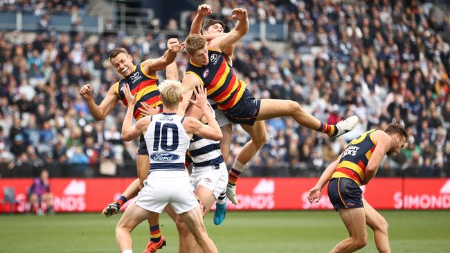 Nick Murray puts is body on the line for the Crows every week. Picture: Robert Cianflone/Getty Images