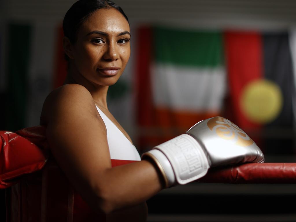 Shanell Dargan and wants to be the first Indigenous Australian female boxing world champion Picture: Jonathan Ng