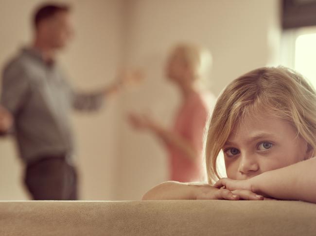 Arguments and tension between parents has a measurable impact on children. Picture: iStock