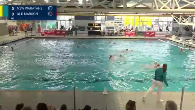 Replay: Water Polo National State Championships Day 1 - NSW Waratahs v QLD Maroon (17&U girls)