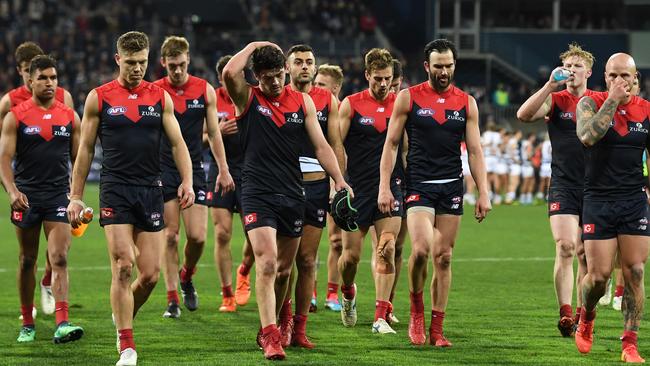 The Dees should be sitting fourth, not seventh. Picture: AAP