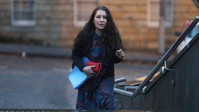 Keturah Matepi Triffitt arriving at the Supreme Court in Hobart. Picture Nikki Davis-Jones