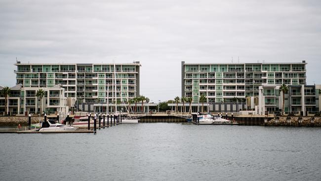 The two New Port apartment buildings identified as having potentially flammable cladding.