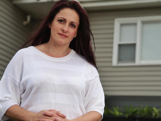 Vivan (she requested not to use her surname) outside her home on Saturday, May 2, 2015, in Strathmore, Australia. Picture: Hamish Blair