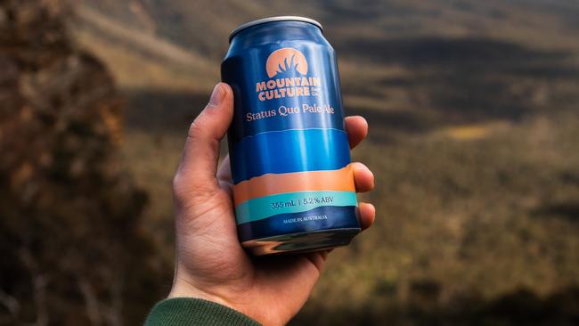 Top drop: Mountain Culture, founded by DJ and Harriet McCready, was voted No. 1 in GABS Hottest 100 Craft Beer List. Picture: Supplied