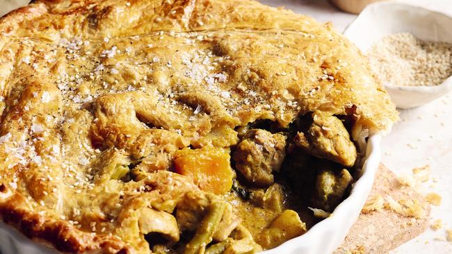 Chicken pie with a twist. Photo: Mark Roper