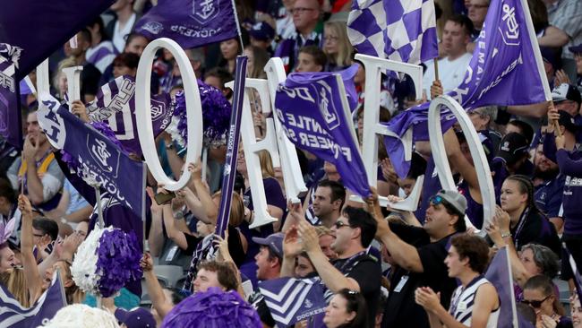 The Dockers are embroiled in claims of sexual harassment. Picture: AAP Image/Richard Wainwright