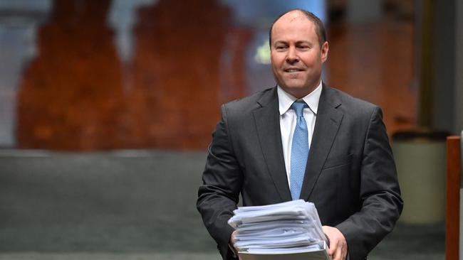 Treasurer Josh Frydenberg says the second lockdown in Victoria is damaging the economy by a billion dollars a week. Picture: Sam Mooy/Getty Images