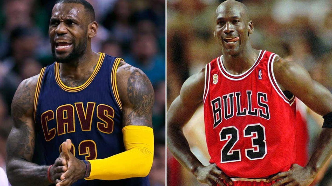 Who has the best all-time starting five, Michael Jordan or LeBron James?