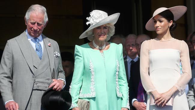 Meghan previously wore the accessory for Charles’ 70th birthday celebration in May 2018. Picture: Chris Jackson/Chris Jackson/Getty Images