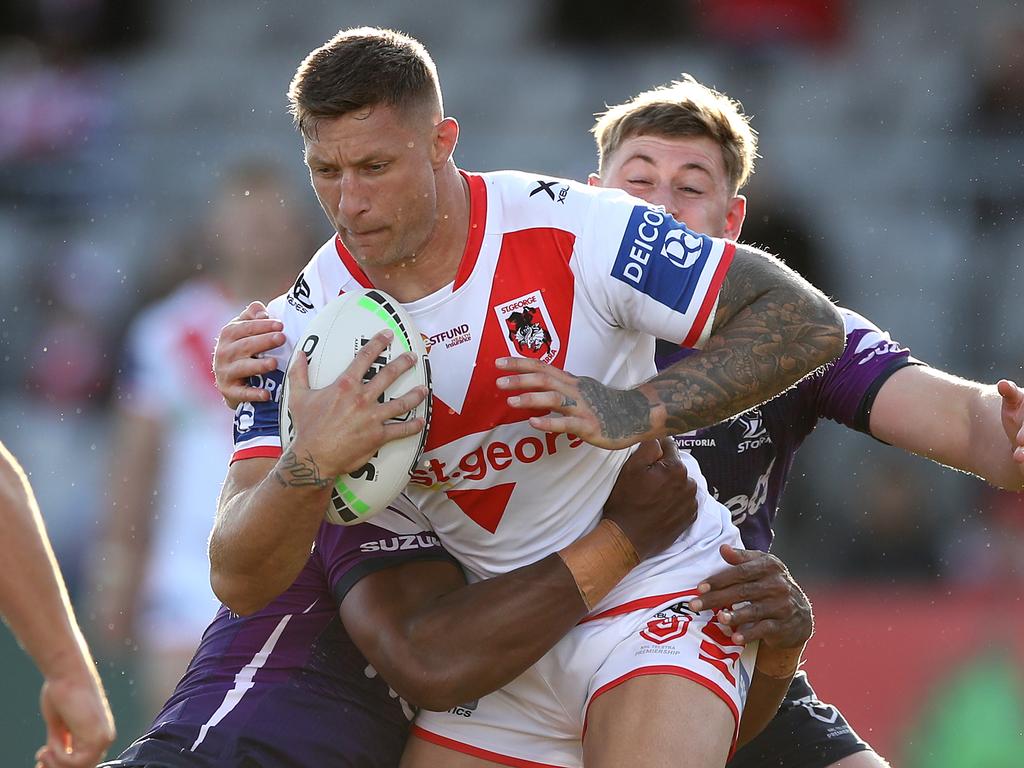 Tariq Sims was told the Dragons did not have cap space to keep him. Picture: Mark Kolbe/Getty Images)