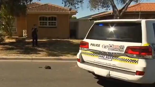 Police at the scene in Fulham where Sarantis Parissos reversed into a police officer in 2022.