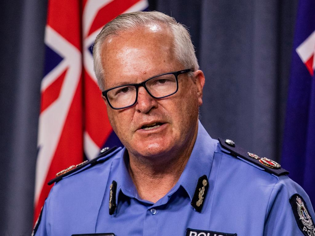 Police Commissioner Chris Dawson wants bikie laws strengthened. Picture: NCA NewsWire/Tony McDonough