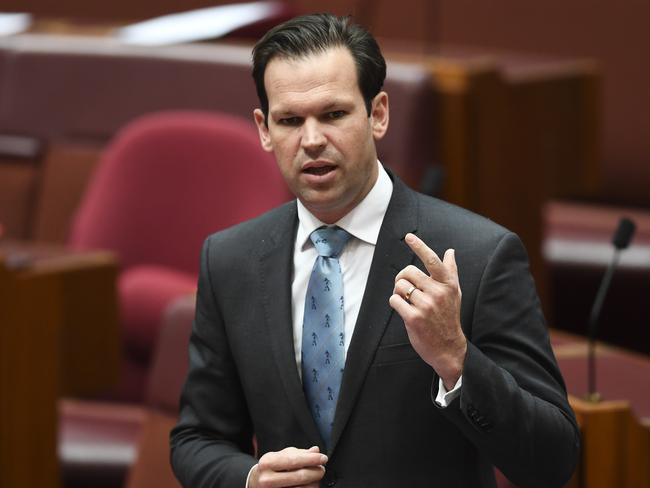 Ms Campion left Matt Canavan’s office after he resigned from Cabinet amid the Citizenship scandal. Picture: AAP Image/Lukas Coch