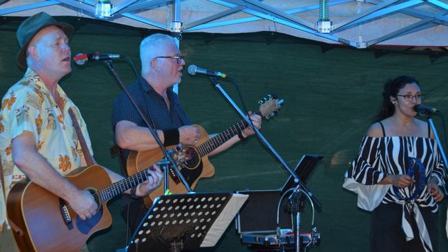 Local band Ryza kept everyone in the spirit at the New Year's Day Festival in Yarraman on Wednesday night.