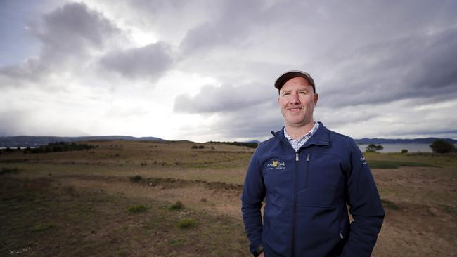 Craig Ferguson from Arm End public recreation reserve project and golf course. Picture: RICHARD JUPE