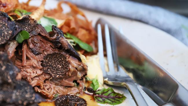 Beef cheek and truffle. Picture: Jenifer Jagielski