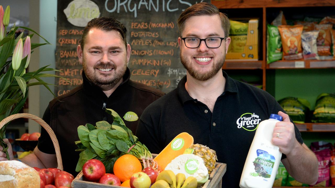 Morgan Ranieri (right) from YourGrocer apologised for ‘the inconvenience and disappointment’. Picture: Kylie Else