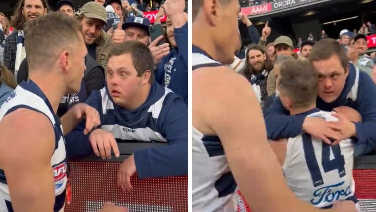 Lovely scenes after the grand final. Photo: Twitter