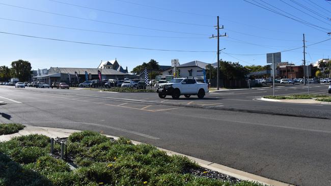 The intersection of Denison and Derby streets. There are currently stop signs at each side of Derby Street.