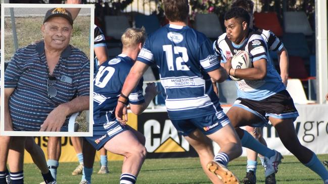 Norths under-19 captain Jondean Asse will be playing for his late grandfather Colin Dorman (inset) in Sunday's rugby league grandfinal.