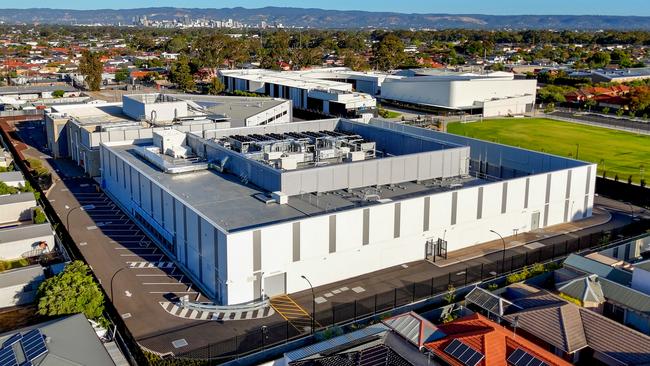 DCI Data Centers ADL02 data centre facility at Kidman Park. Picture: Supplied by DCI Data Centers