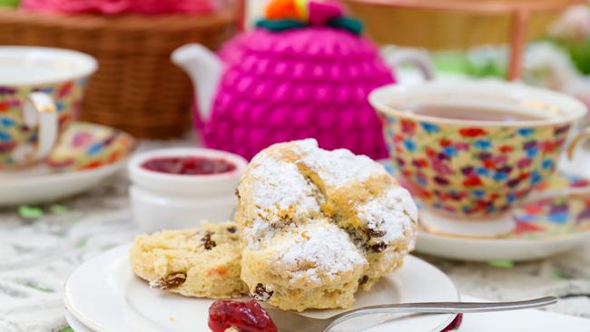 The Tea Cosy’s Hot Cross Scones. Picture: Jenifer Jagielski