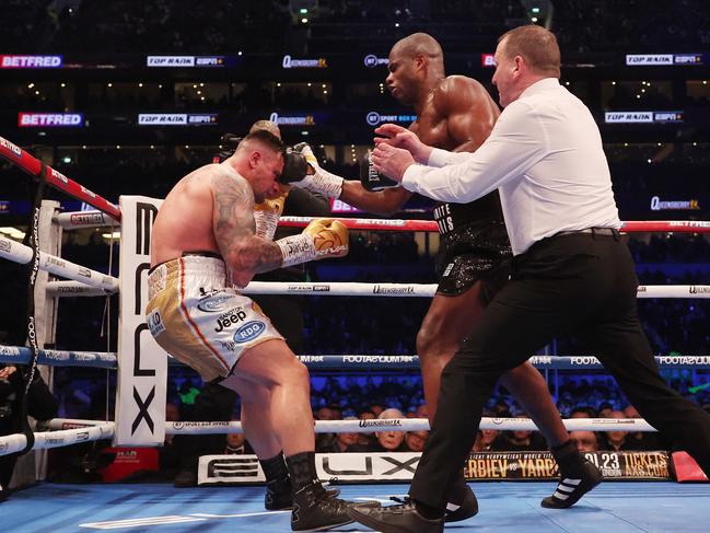 Lerena lost a wild fight to Daniel Dubois. Picture: Getty Images