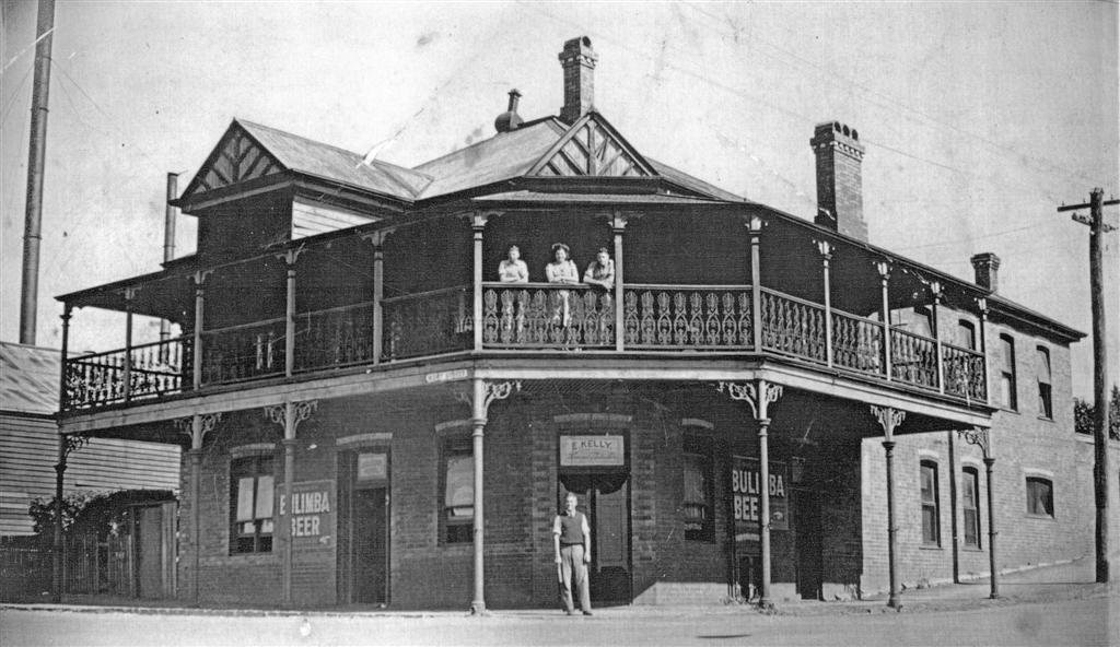 The Bellevue Hotel in the mid 1940s. Contributed: Local History and Robinson Collection, Toowoomba City Library.