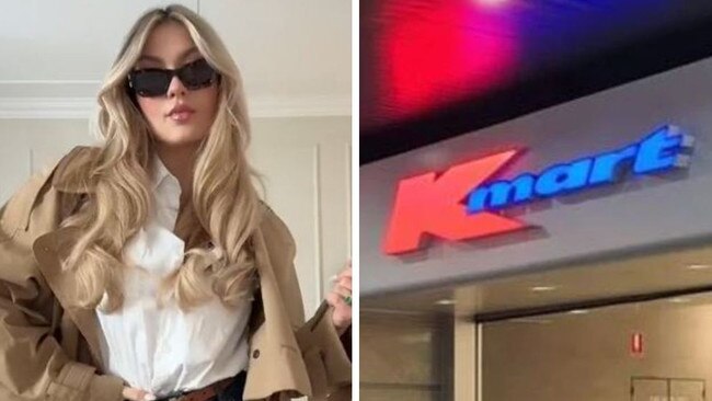 Kmart’s $40 version of $4K item revealed. Picture: TikTok/@paulinakurka12